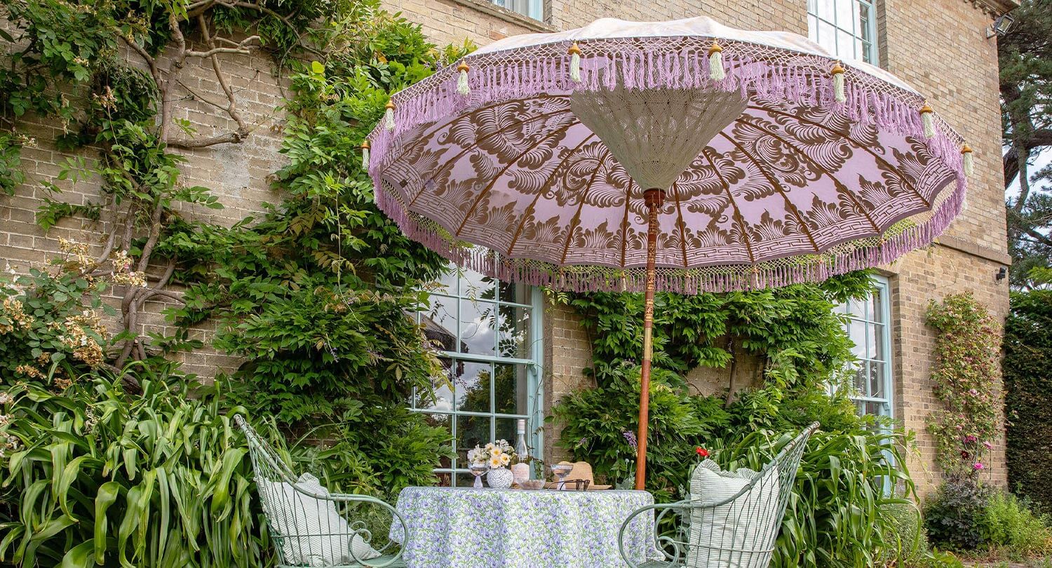 lavender patio umbrellas Jardin Umbrella / Salt Looking for superior shading PURPLE LEAF Patio Market Umbrella
