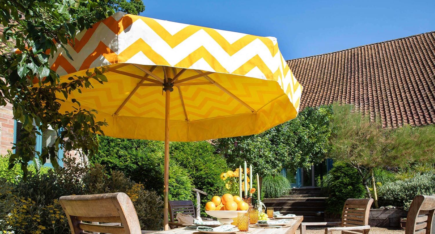 colourful patio umbrellas FrgMnt Outdoor Striped Umbrella Pink Beach For Sand Portable Umbrella With Carry Bag Tilt Table Umbrella Windproof Pool Umbrella UV50+ Protection Market Umbrella 6.5ft For Garden Deck Unrivaled in its size and beauty Business & Pleasure Co. The