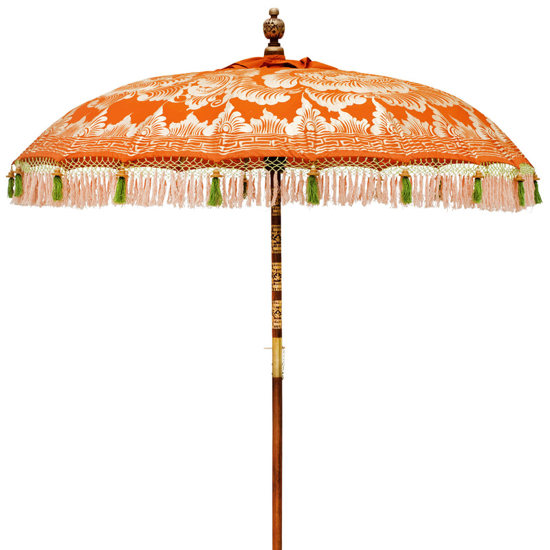 Archer Round Bamboo Parasol- In stock