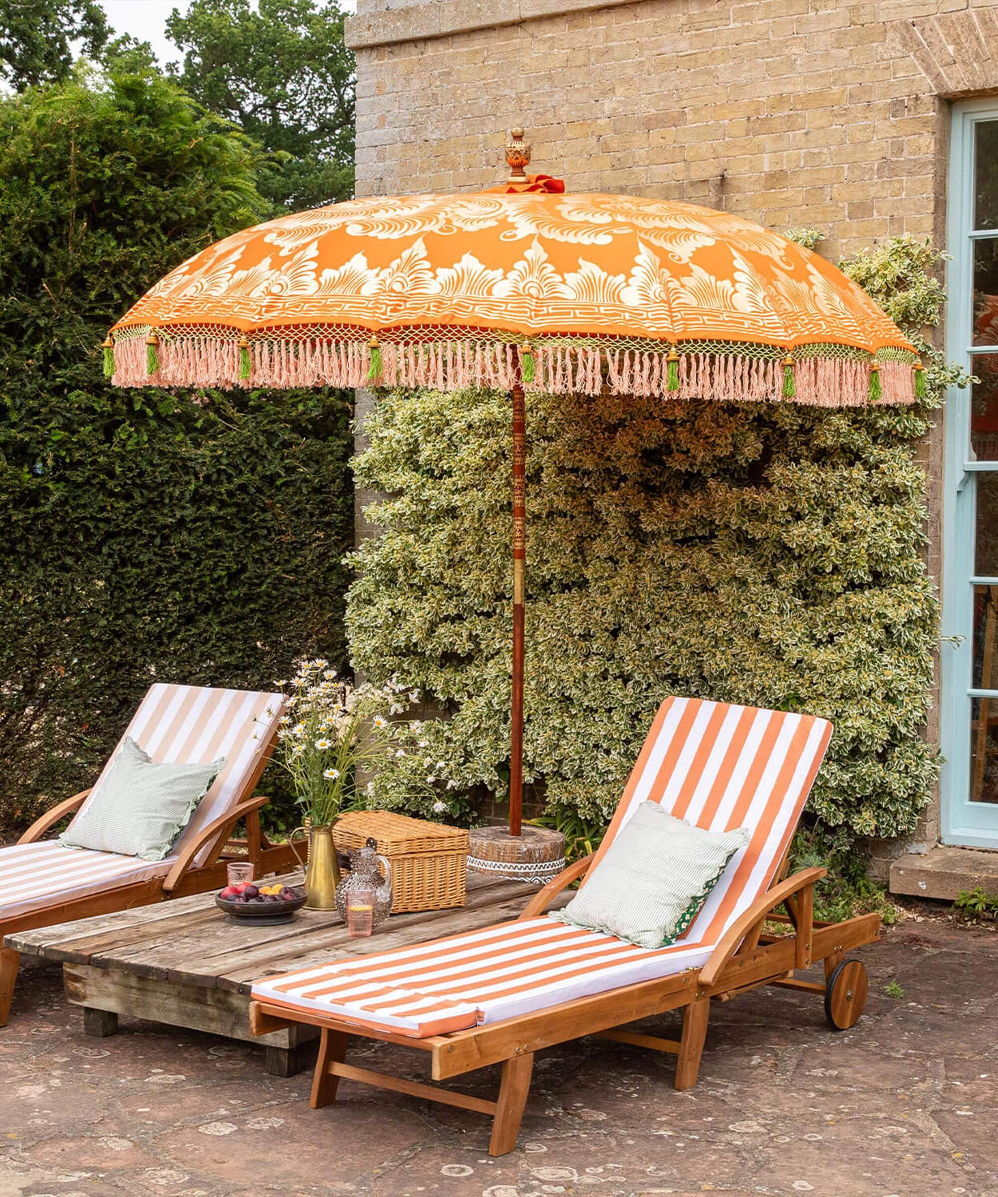 East London Parasol Company Ltd - Archer Round Bamboo Parasol