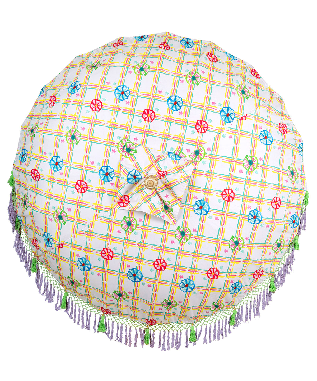 Santorini Round Bamboo Parasol CELIA B x ELPC