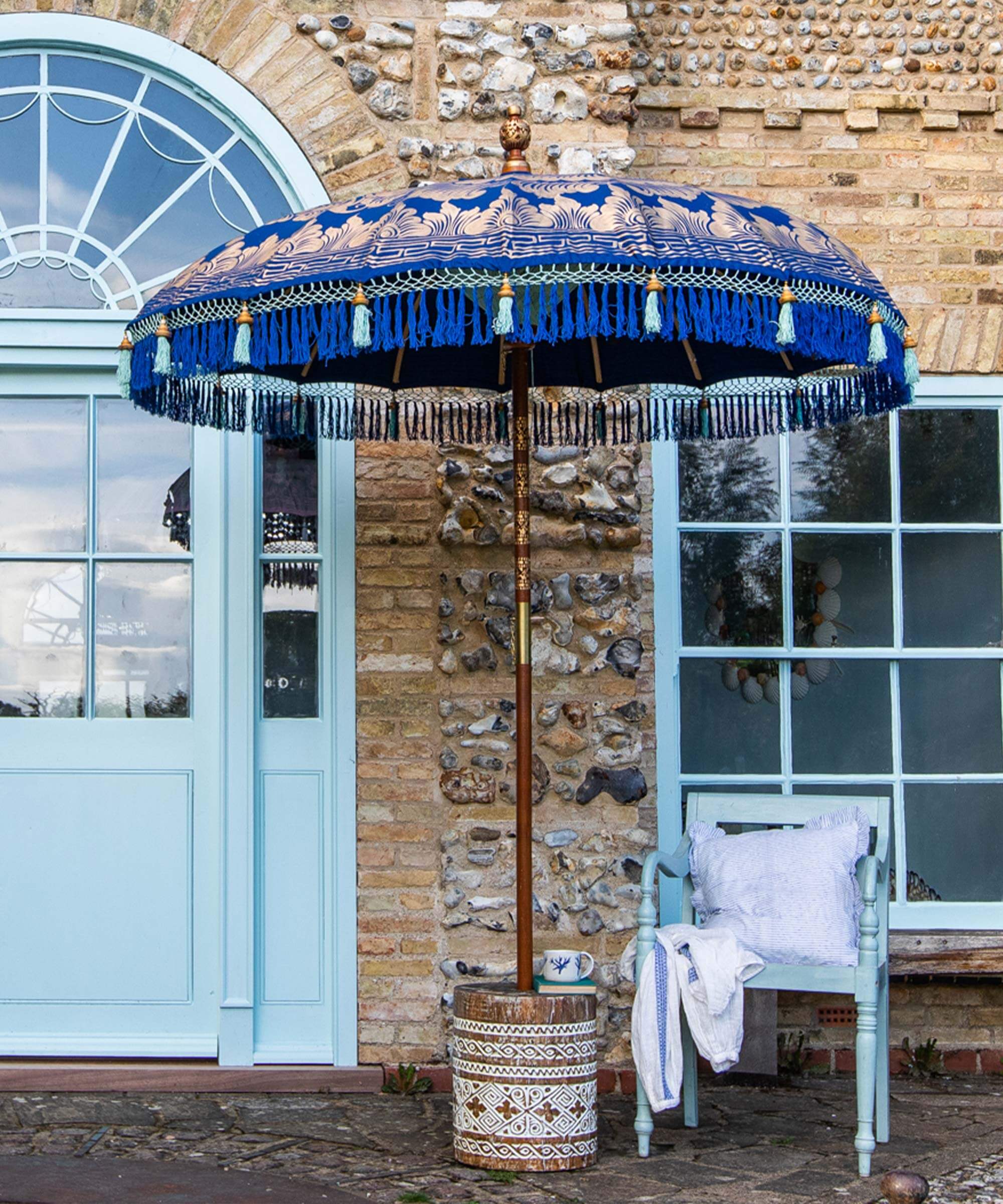 East London Parasol Company Ltd - Cosima Round Bamboo Parasol