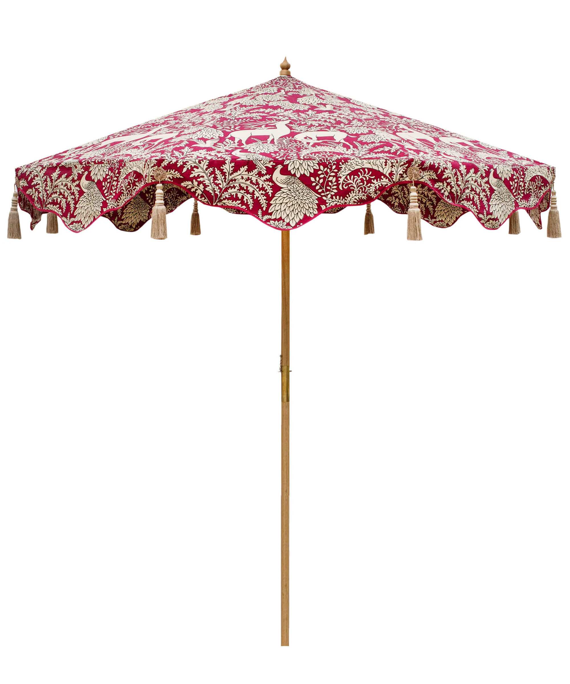 East London Parasol Company Ltd - Elizabeth Ruby Octagonal Parasol - ELPC x Warner House