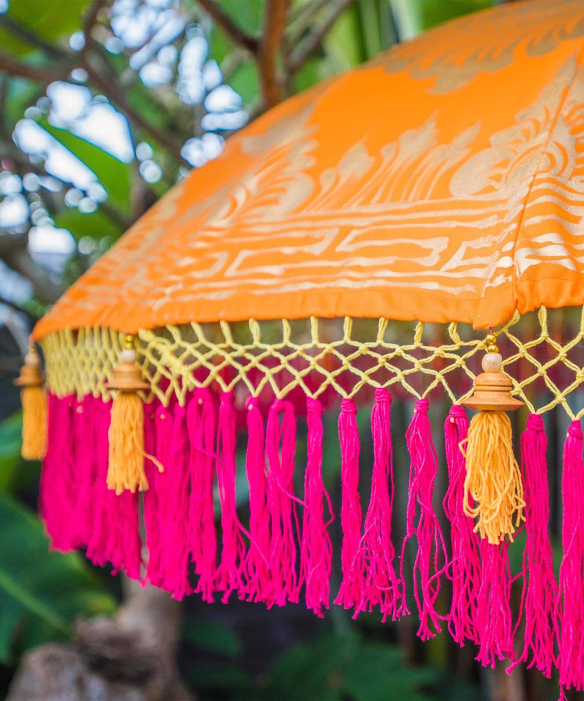 East London Parasol Company Ltd - Etta Round Bamboo Parasol