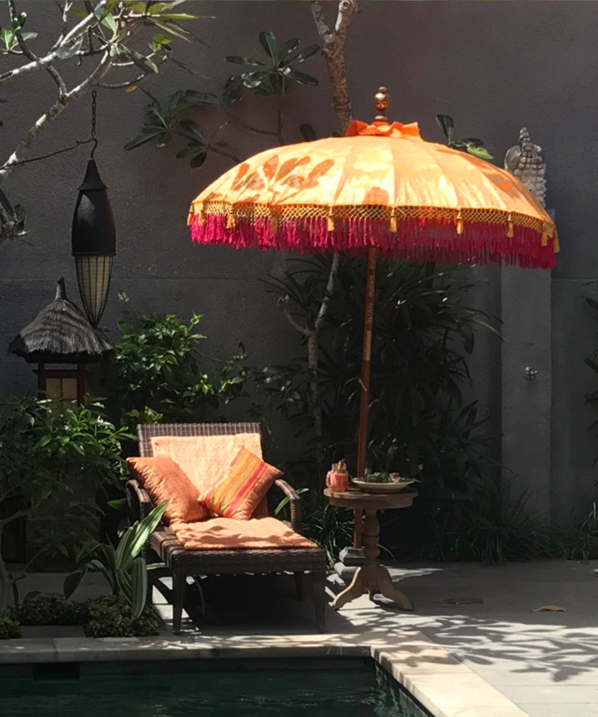 East London Parasol Company Ltd - Etta Round Bamboo Parasol