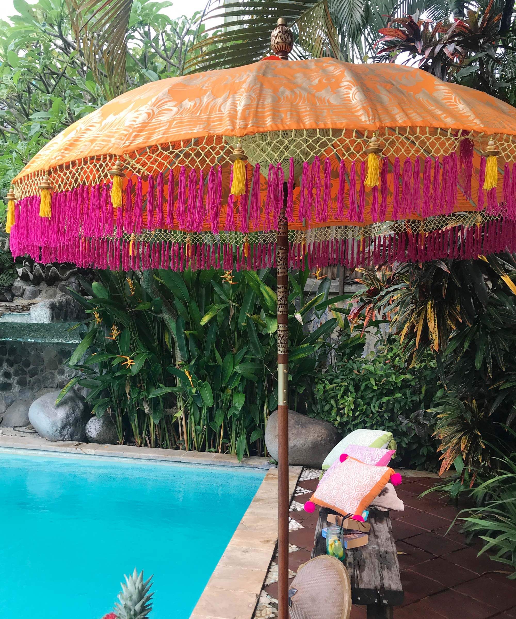 East London Parasol Company Ltd - Etta Round Bamboo Parasol