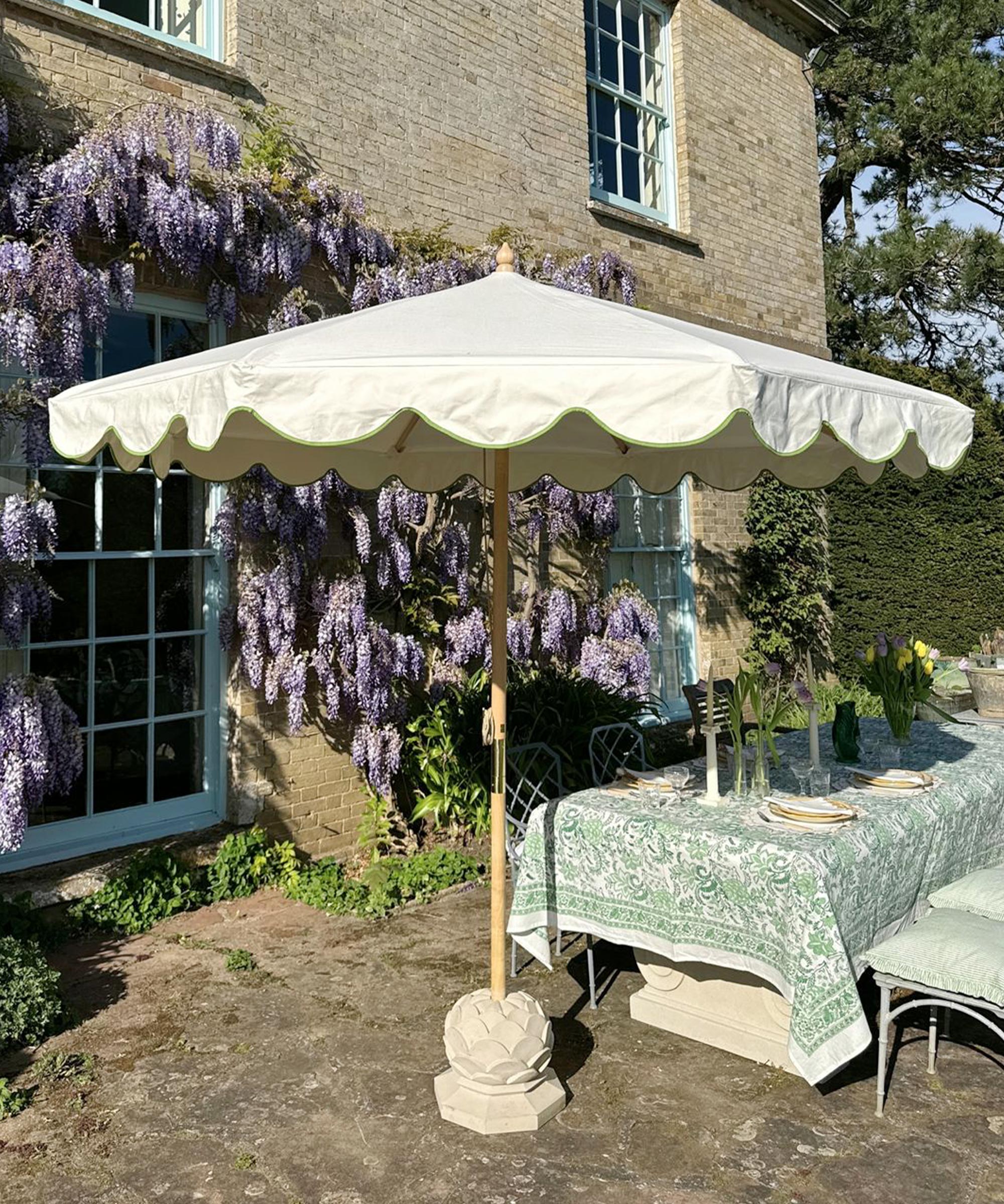East London Parasol Company Ltd - Green Holly Octagonal Parasol