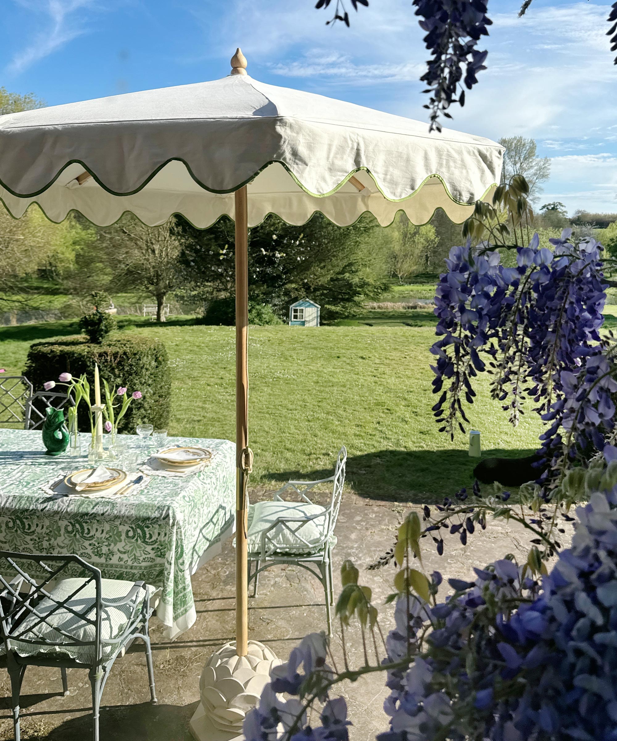 East London Parasol Company Ltd - Green Holly Octagonal Canopy (2 Metre)