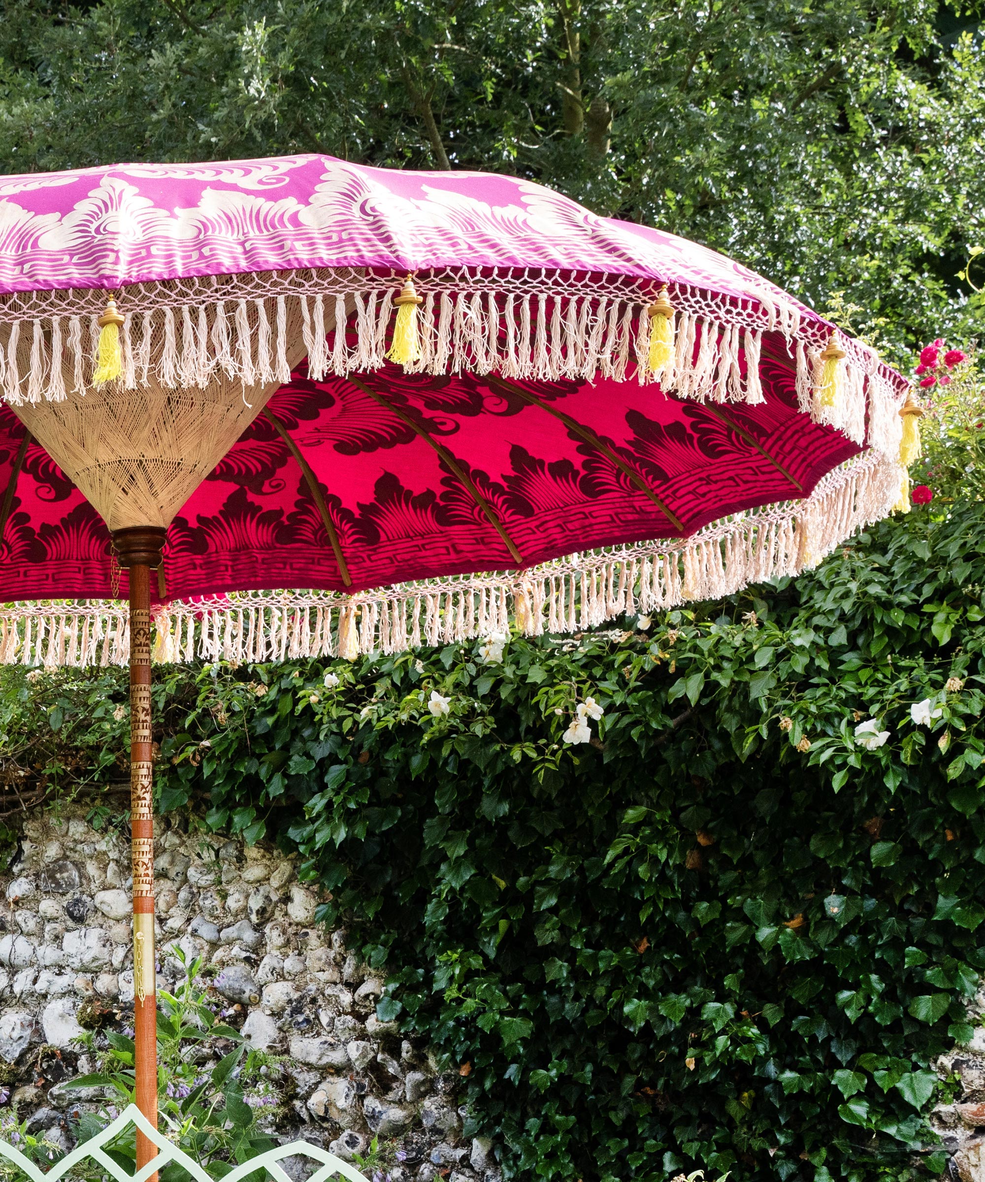 East London Parasol Company Ltd - Margot Round Bamboo Parasol