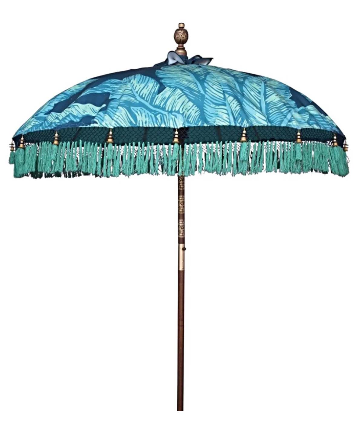 East London Parasol Company Ltd - Nina Round Bamboo Parasol (Only 1 Left)