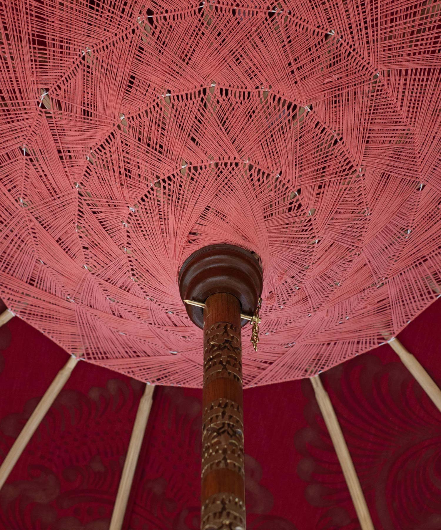 East London Parasol Company Ltd - Replacement Brass Peg and Chain (Round Bamboo Parasol)