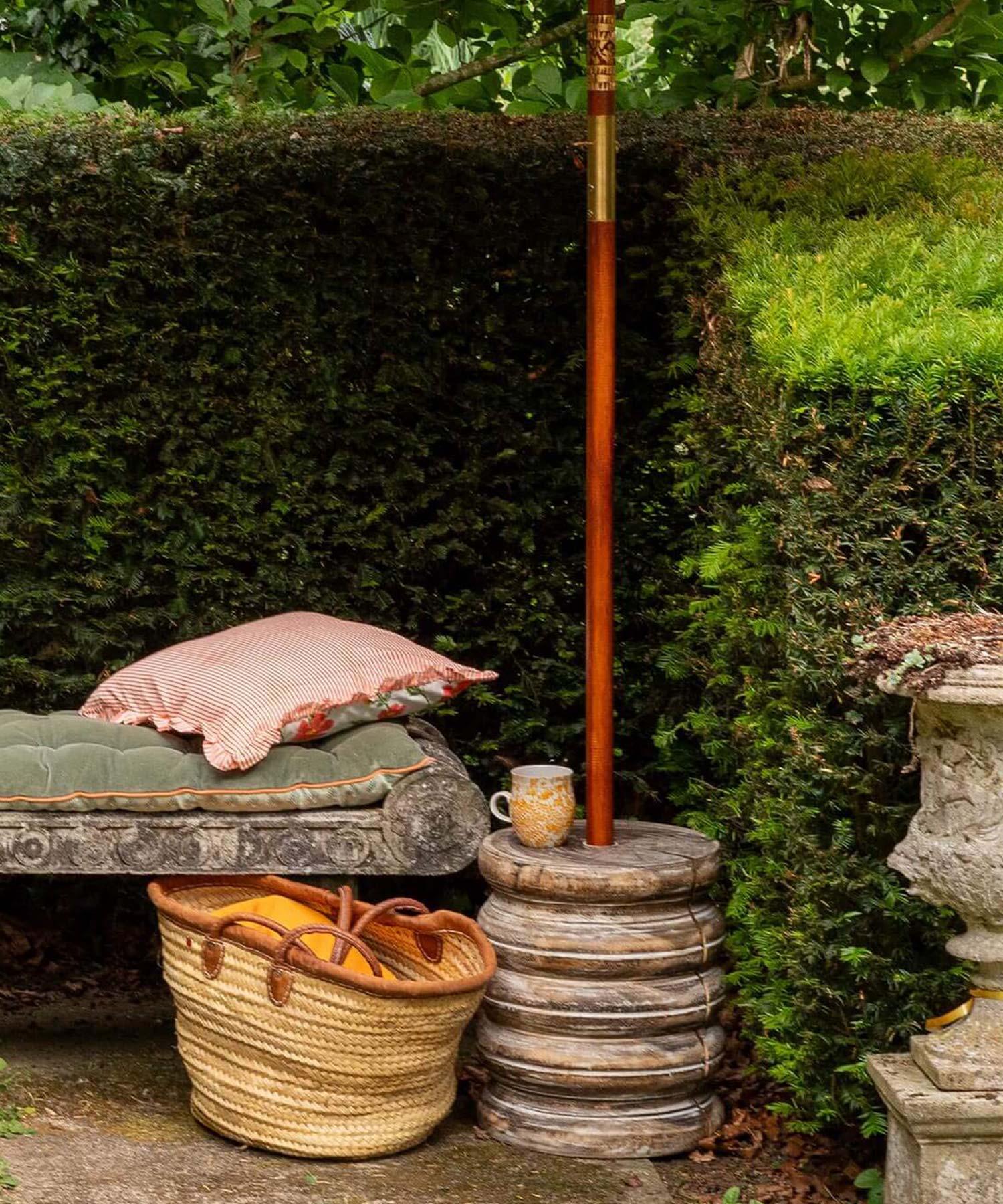 East London Parasol Company Ltd - Replacement bottom pole (Round Bamboo Parasol)