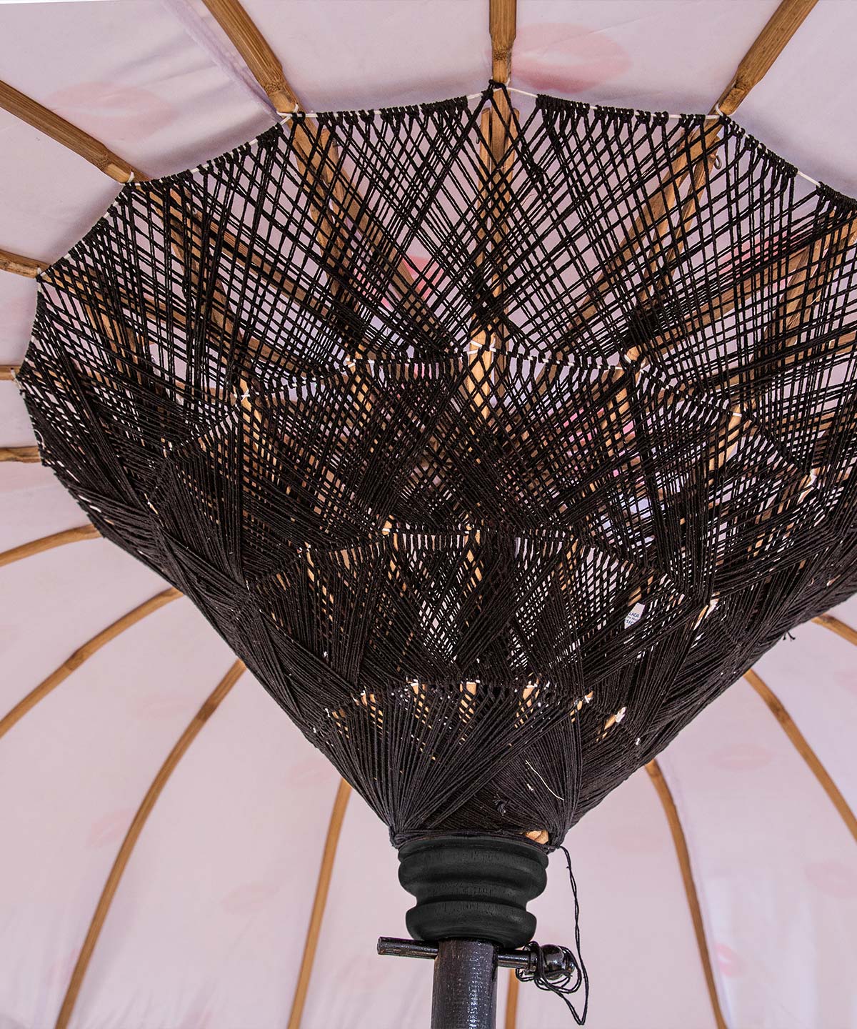 East London Parasol Company Ltd - Iain Round Bamboo Parasol (Only 3 left)