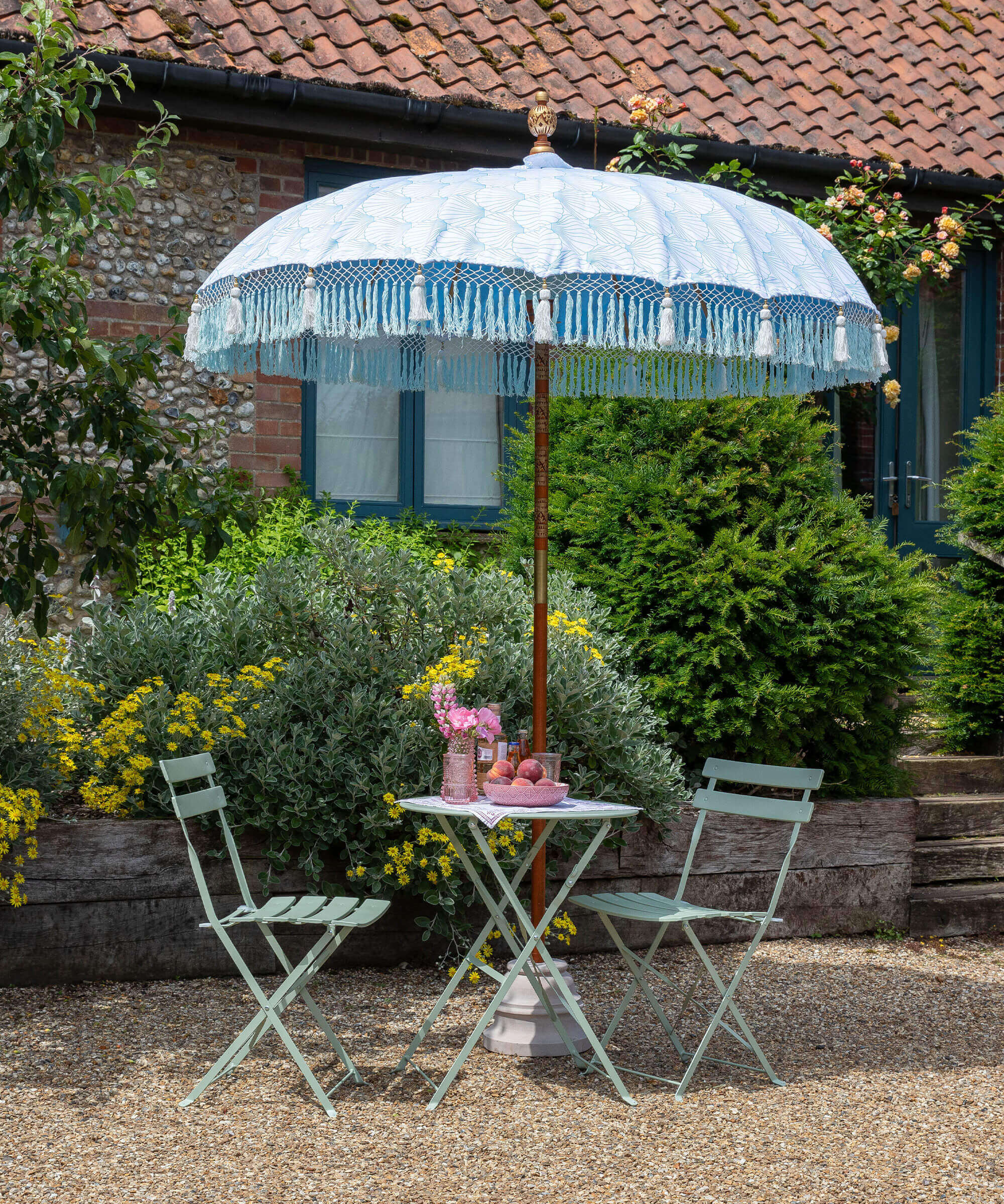 East London Parasol Company Ltd - Margaret Round Bamboo Parasol