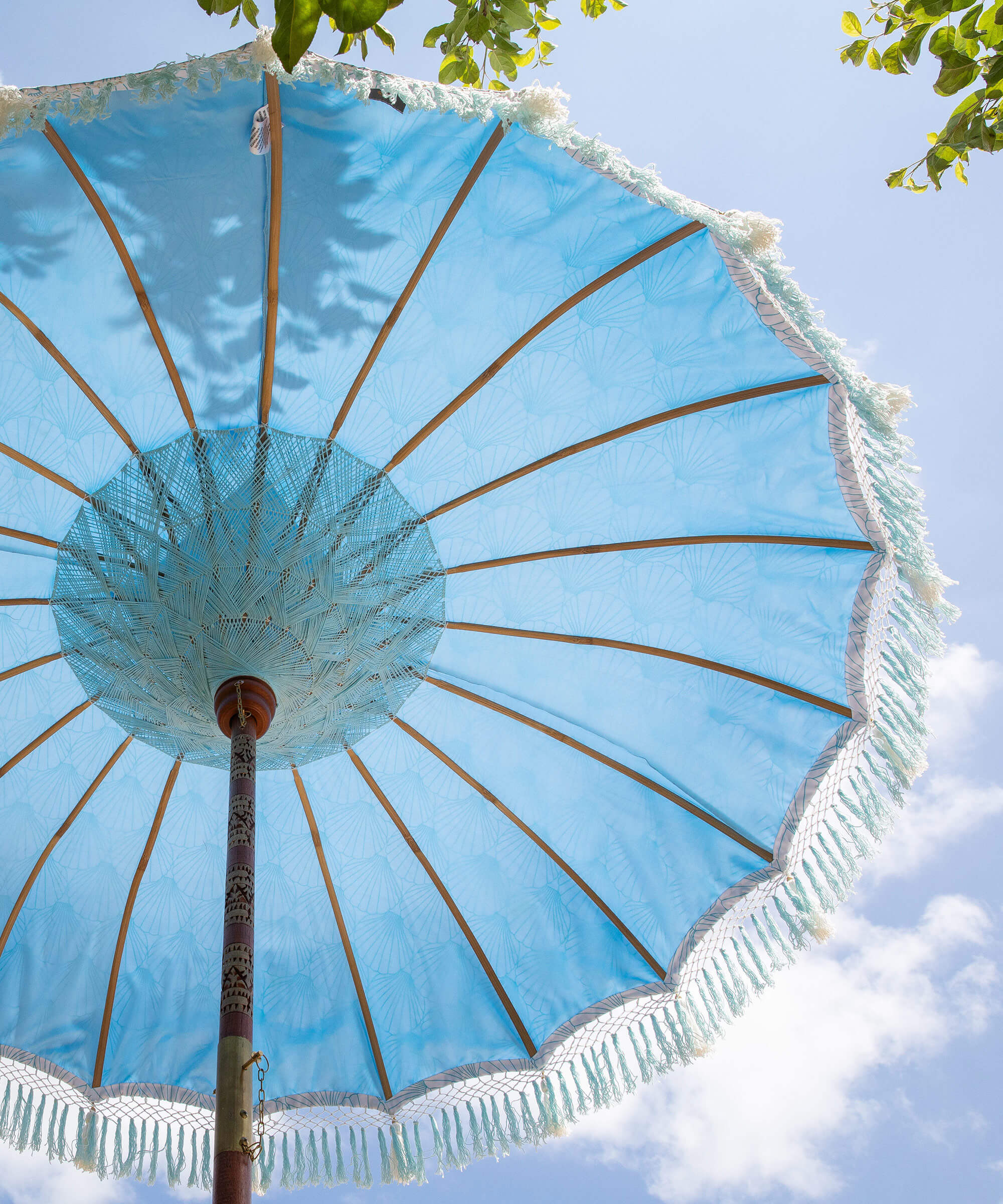 East London Parasol Company Ltd - Margaret Round Bamboo Parasol