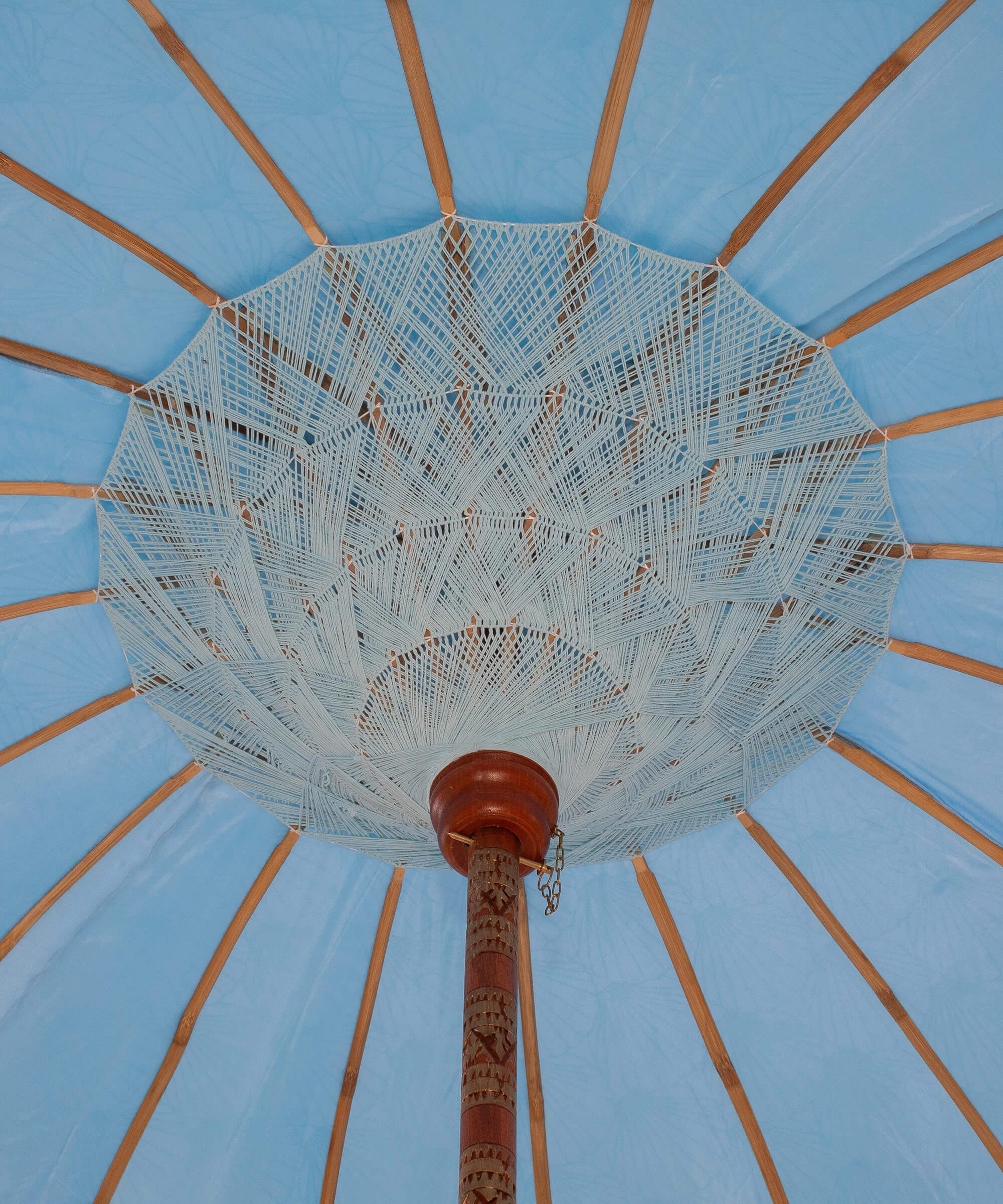 East London Parasol Company Ltd - Margaret Round Bamboo Parasol