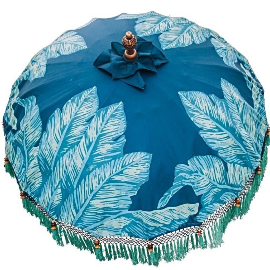 East London Parasol Company Ltd - Nina Round Bamboo Parasol (Only 1 Left)
