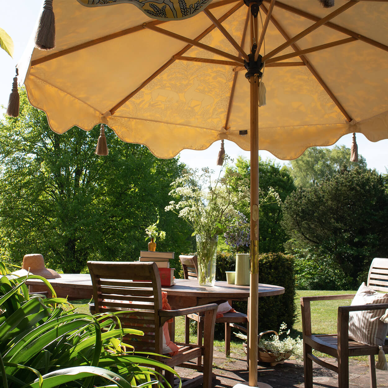 East London Parasol Company Ltd - Elizabeth Citrine Octagonal Canopy (2 & 3 Metre)