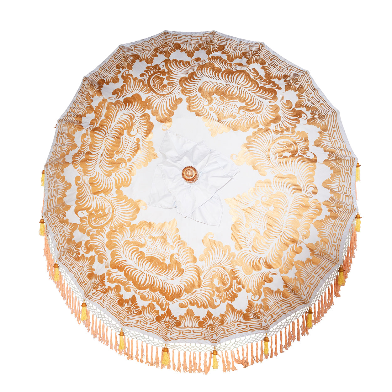 East London Parasol Company Ltd - Hugo Round Bamboo Parasol- reduced