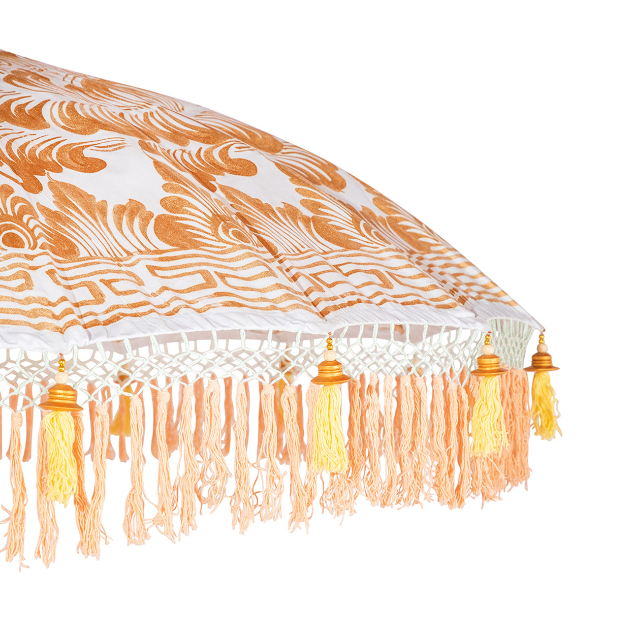 East London Parasol Company Ltd - Hugo Round Bamboo Parasol- reduced