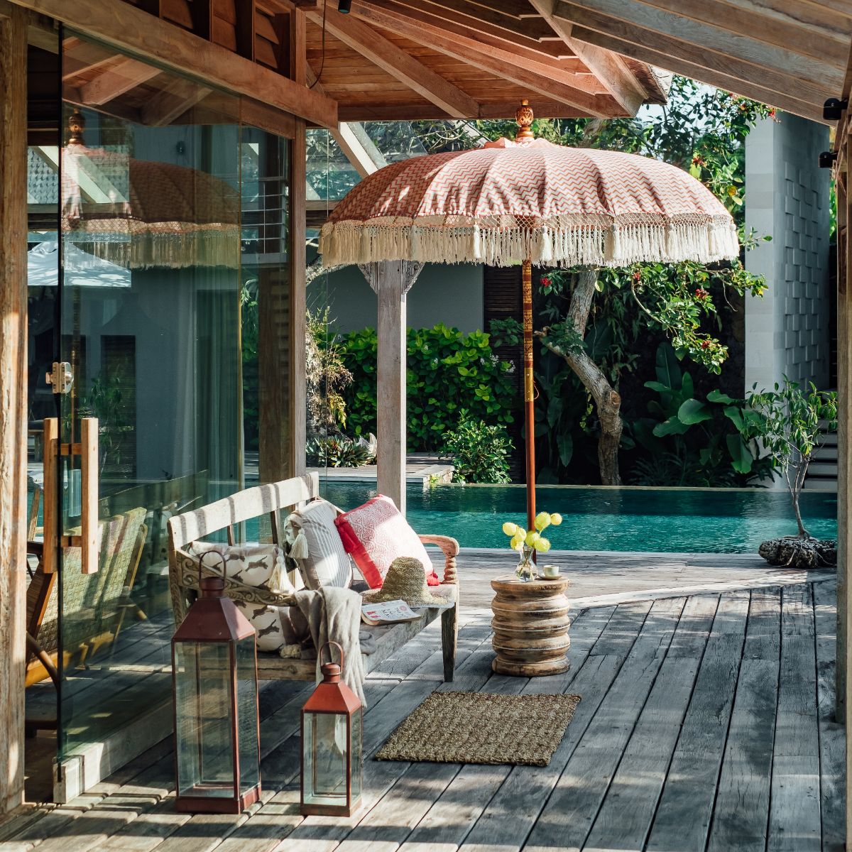 East London Parasol Company Ltd - Kate Round Bamboo Parasol