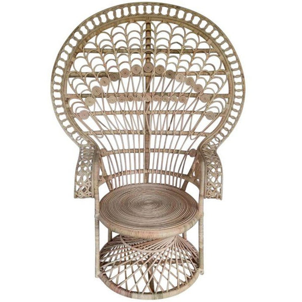 A truly stunning piece. A rattan peacock chair is a classic style, perfect for indoor or outdoor use, and potentially at it's best in an orangery surrounded by tropical plants. It traverses all eras from Edwardian to 2022 and never goes out of fashion.