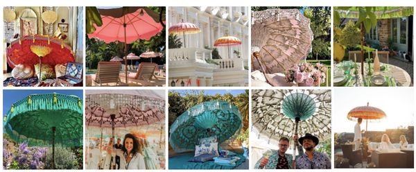 Ideas on how to style your parasol