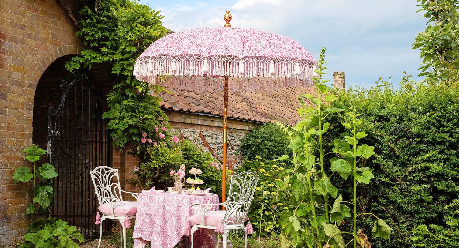 ROUND BAMBOO PARASOLS