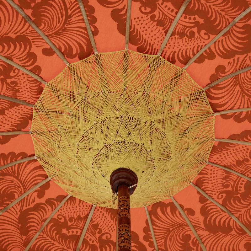 Archer Round Bamboo Parasol- delivery by end March
