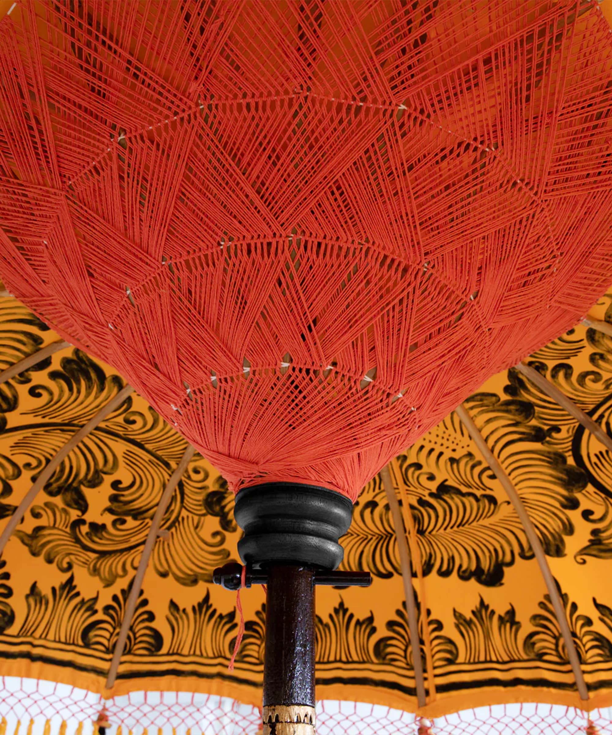 Augusta Round Bamboo Parasol