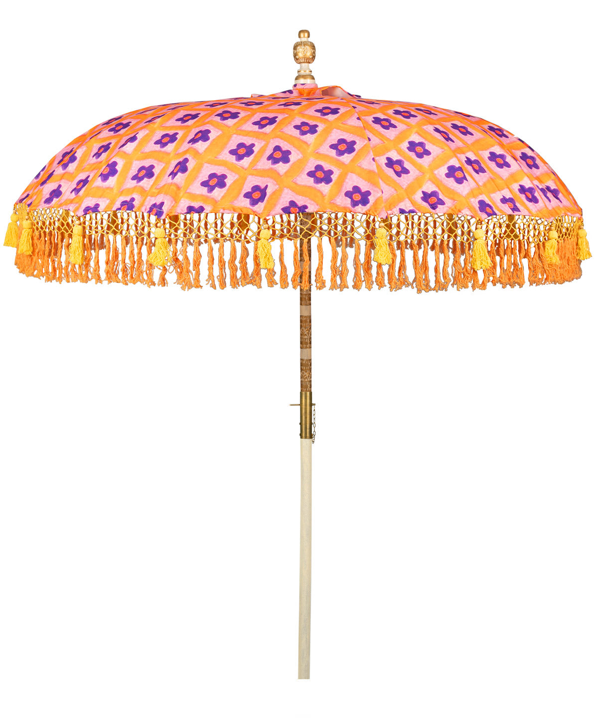 Grenada Round Bamboo Parasol CELIA B x ELPC