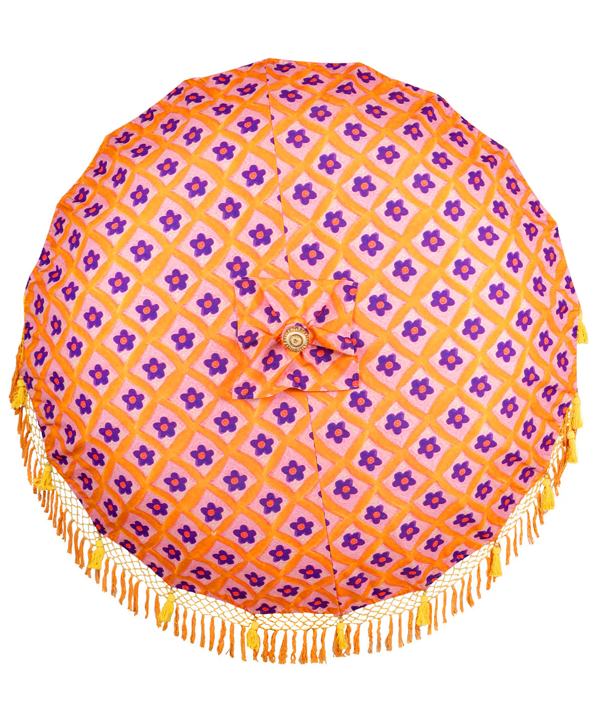 East London Parasol Company Ltd - Grenada Round Bamboo Parasol CELIA B x ELPC