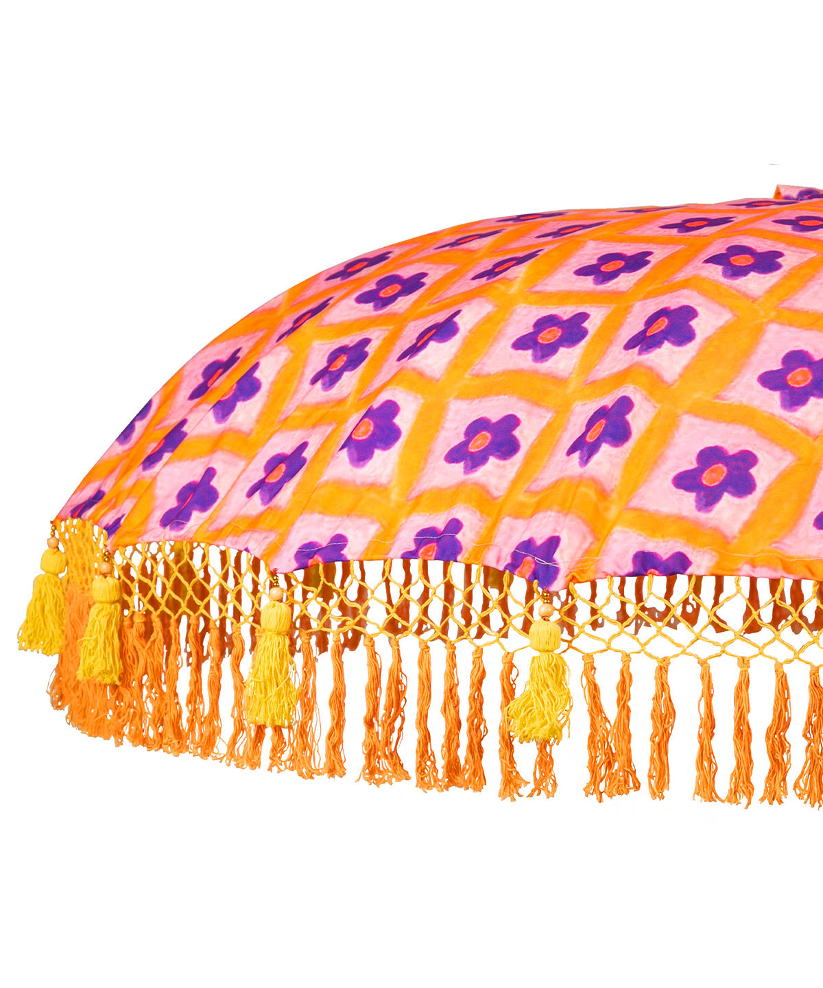 East London Parasol Company Ltd - Grenada Round Bamboo Parasol CELIA B x ELPC