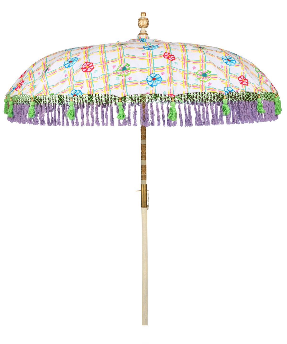 Santorini Round Bamboo Parasol CELIA B x ELPC