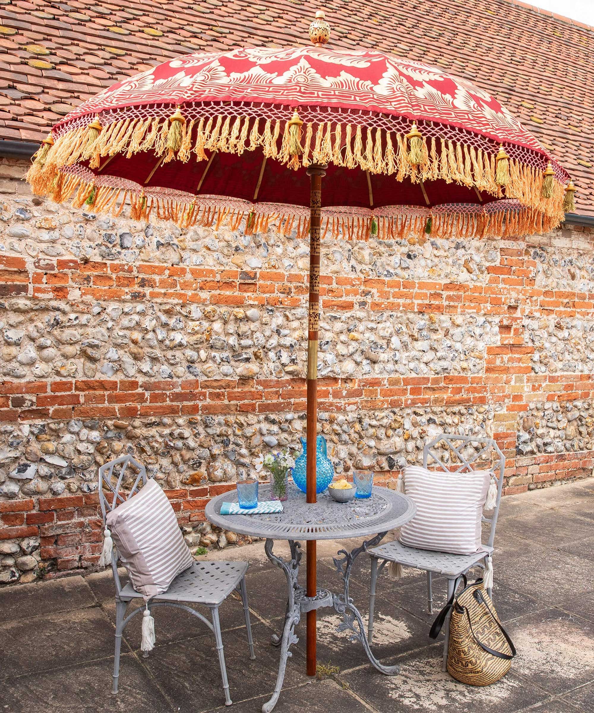 Colette Round Bamboo Parasol