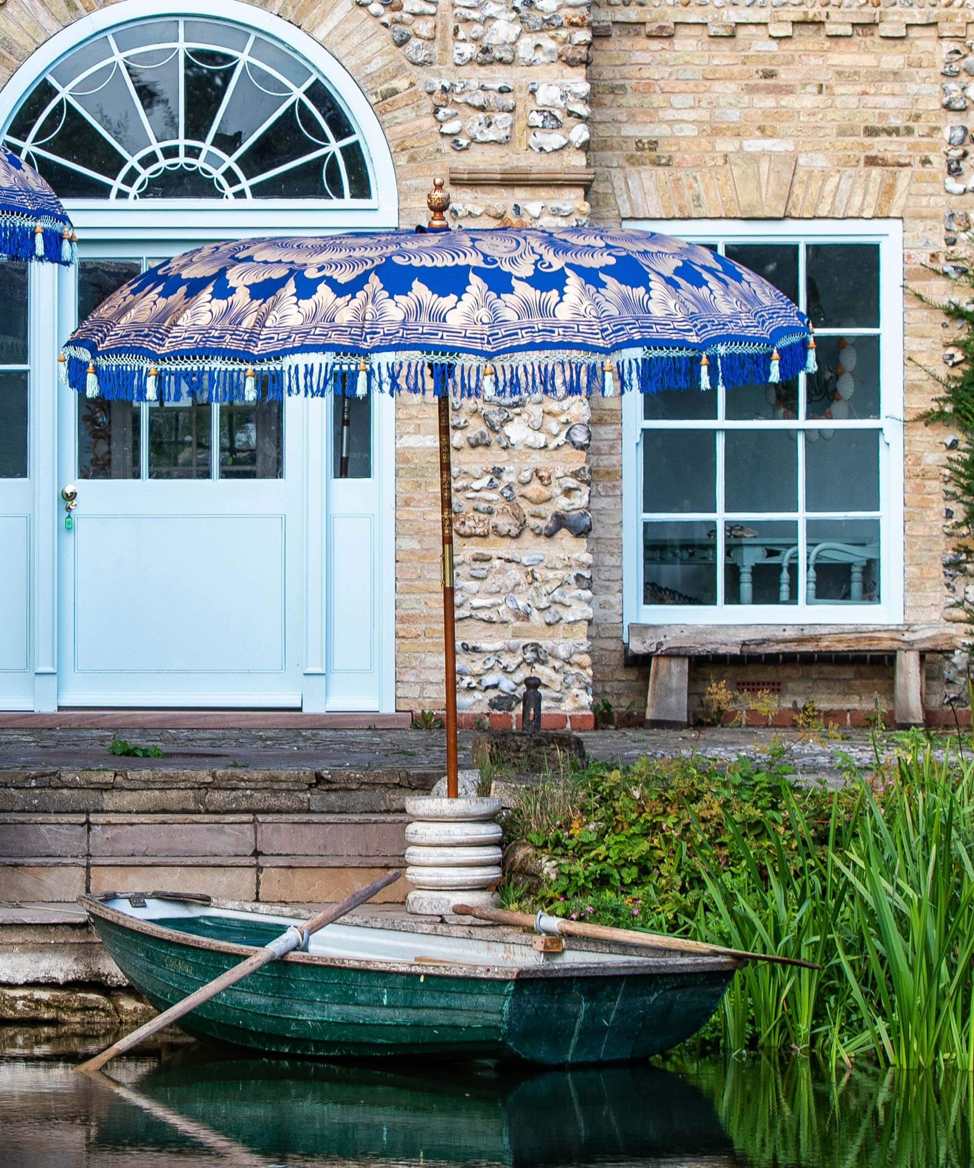 Cosima Round Bamboo Parasol