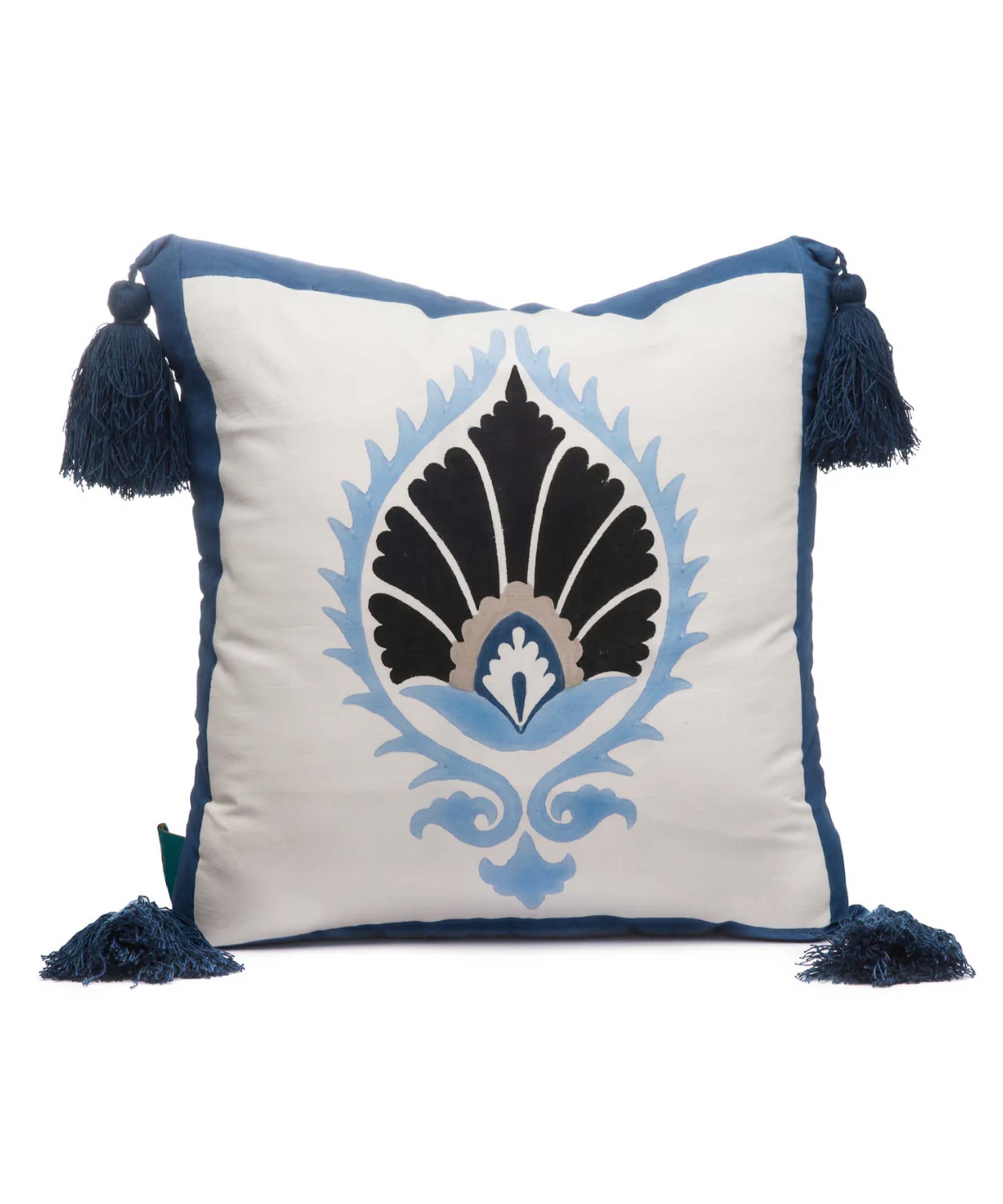 Indigo Suzani Cushion