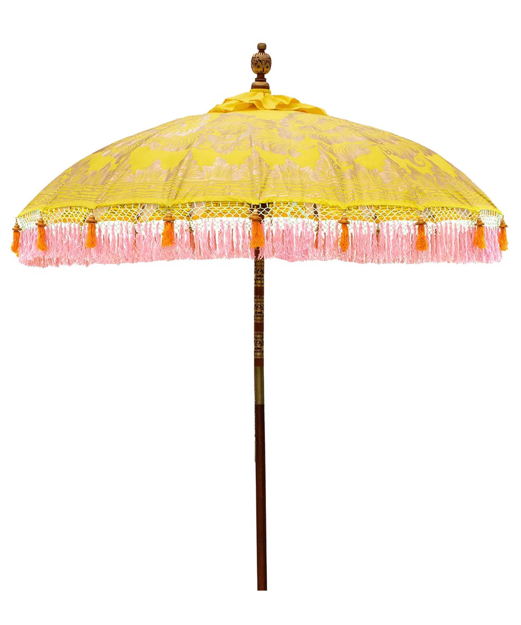 Dalya Round Bamboo Parasol