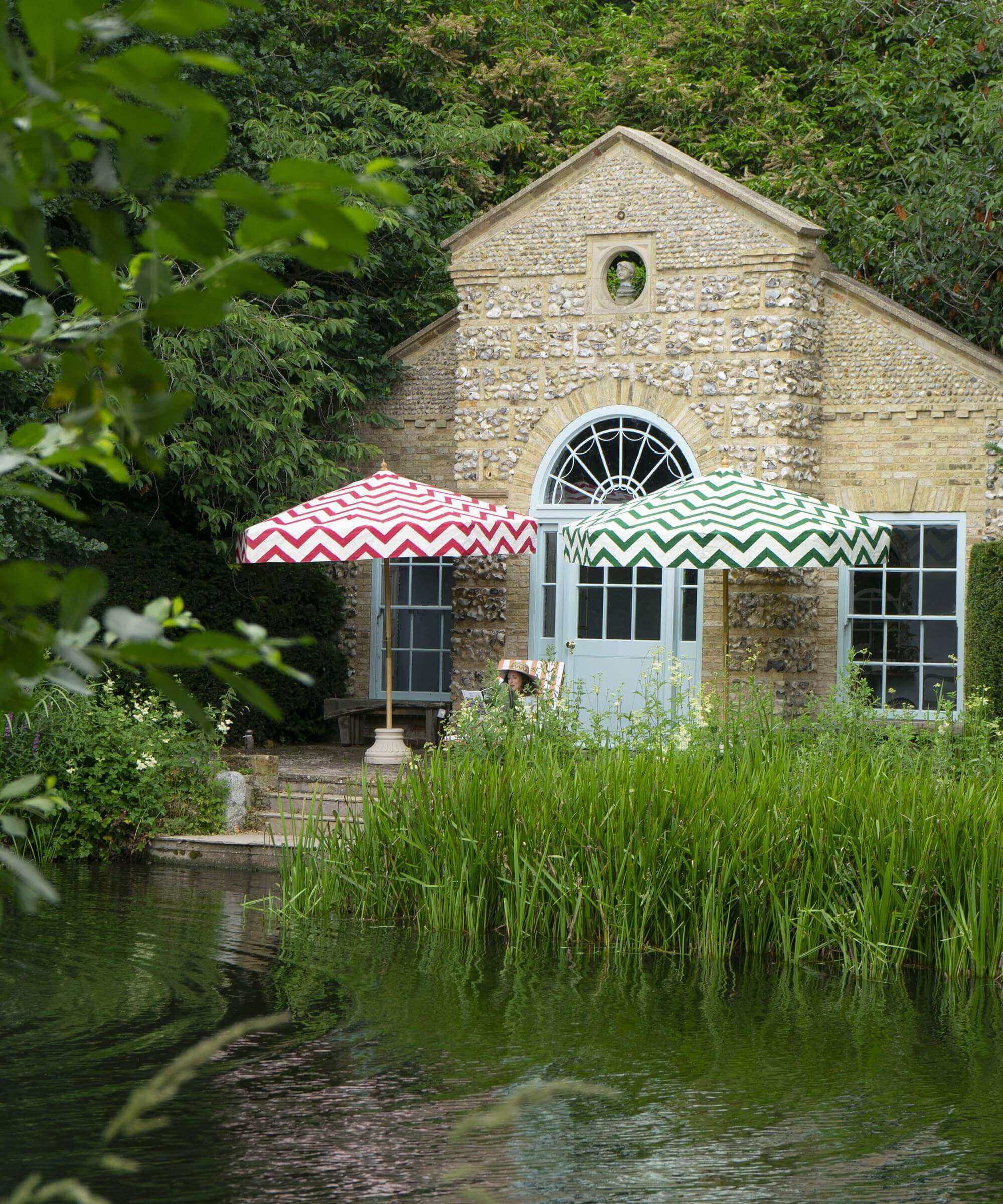 Edmund Raspberry Octagonal Parasol