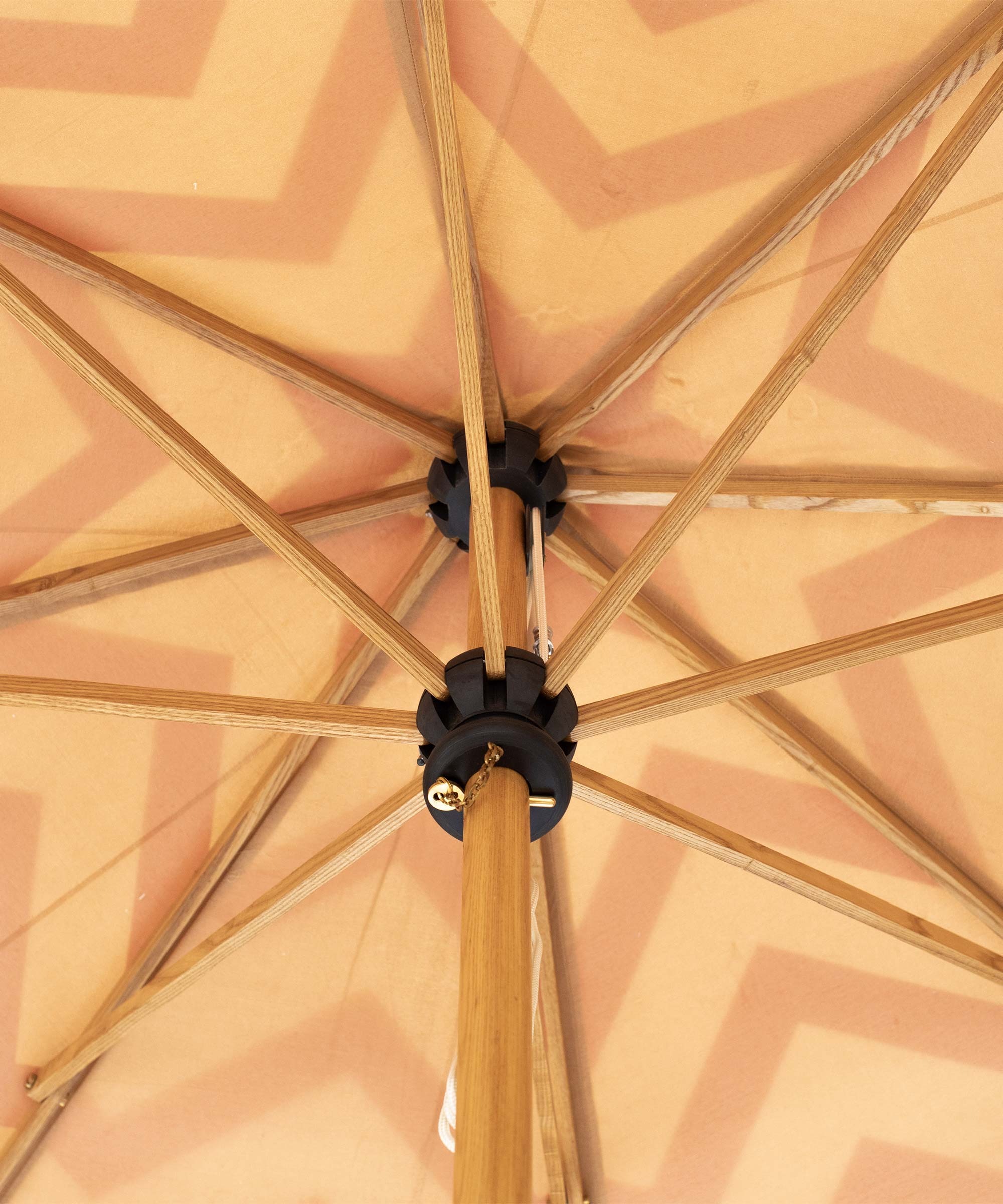 Edmund Raspberry Octagonal Parasol