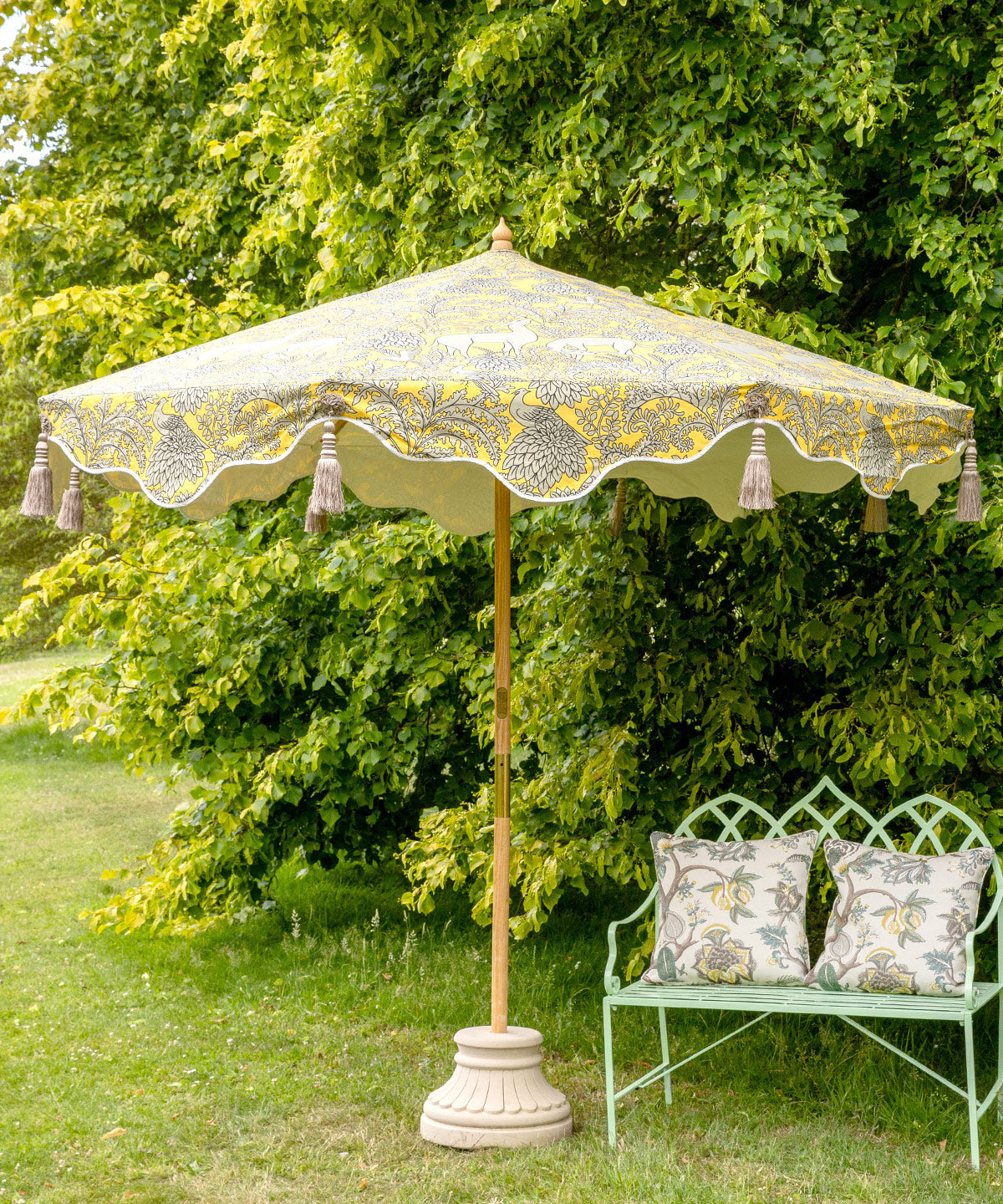 East London Parasol Company Ltd - Elizabeth Citrine Octagonal Parasol - ELPC x Warner House