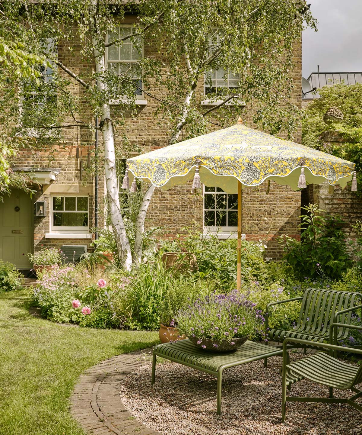 East London Parasol Company Ltd - Elizabeth Citrine Octagonal Parasol - ELPC x Warner House
