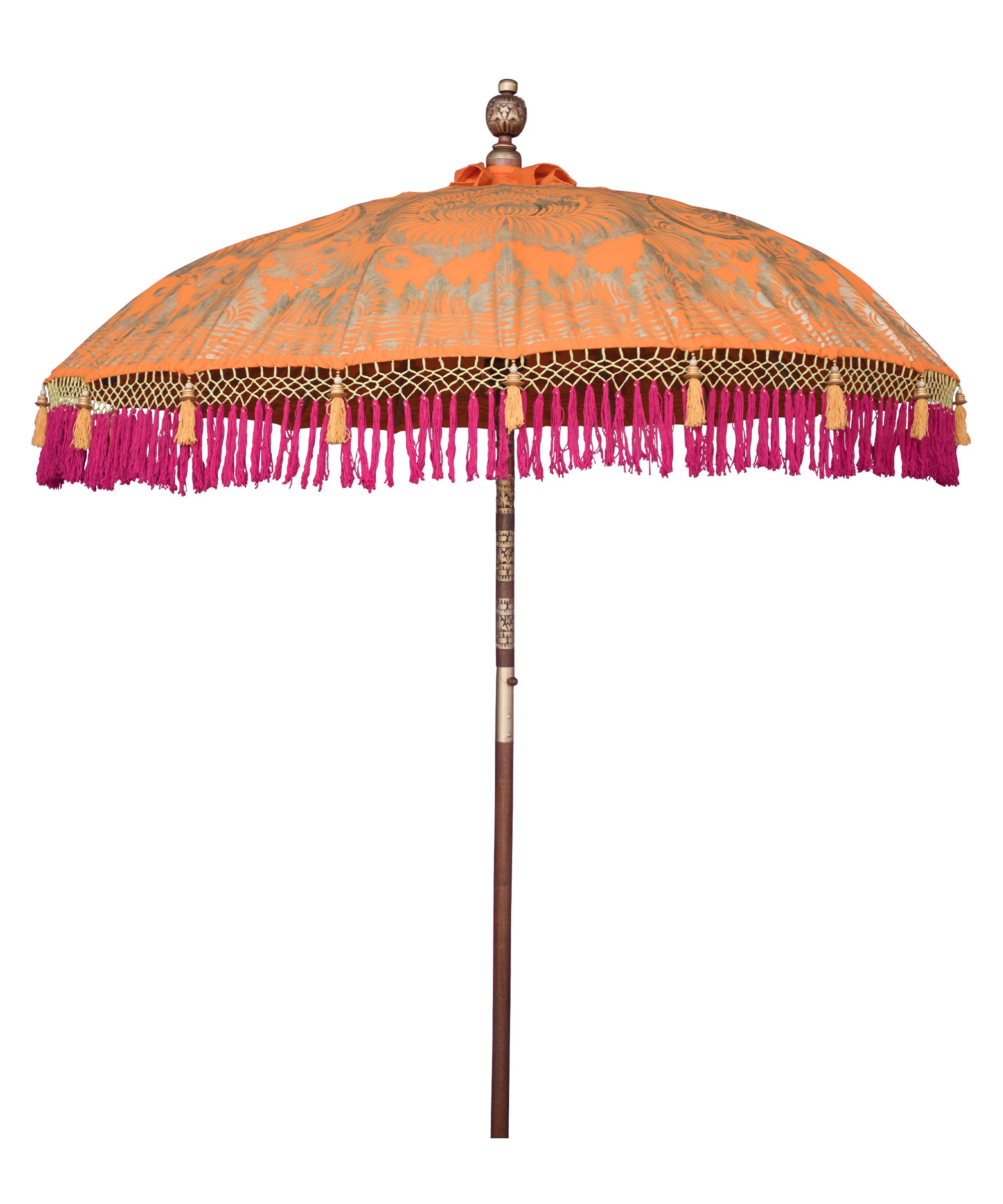 Etta Round Bamboo Parasol