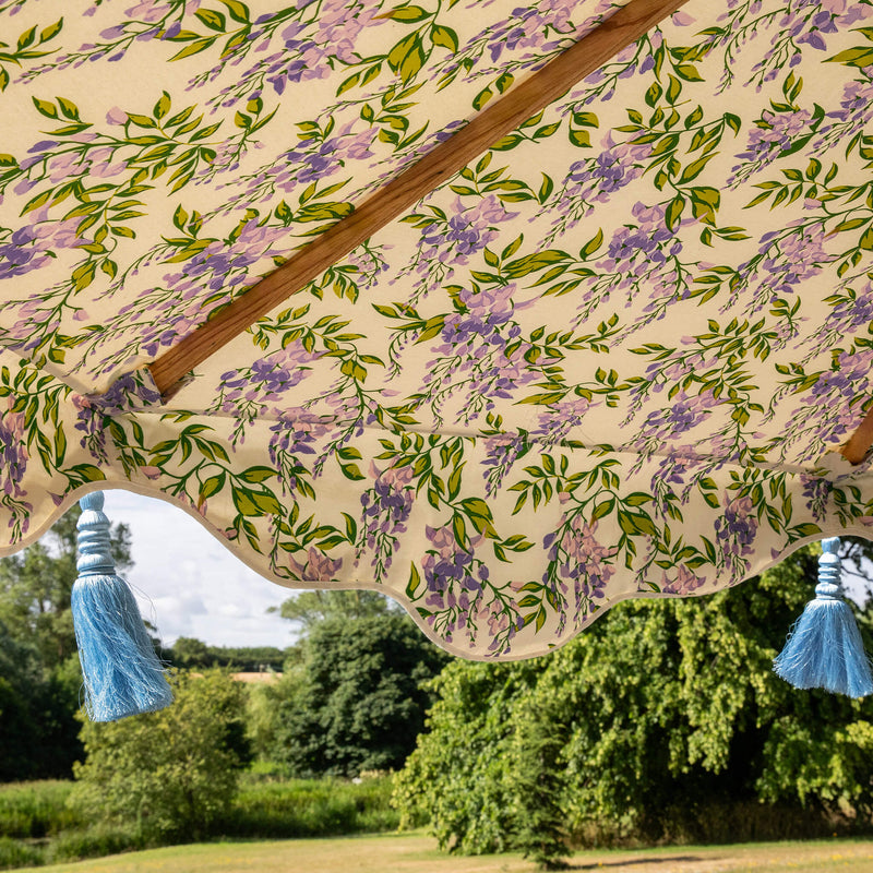 Stylish Floral garden parasol - Flora Wisteria Garden Umberella