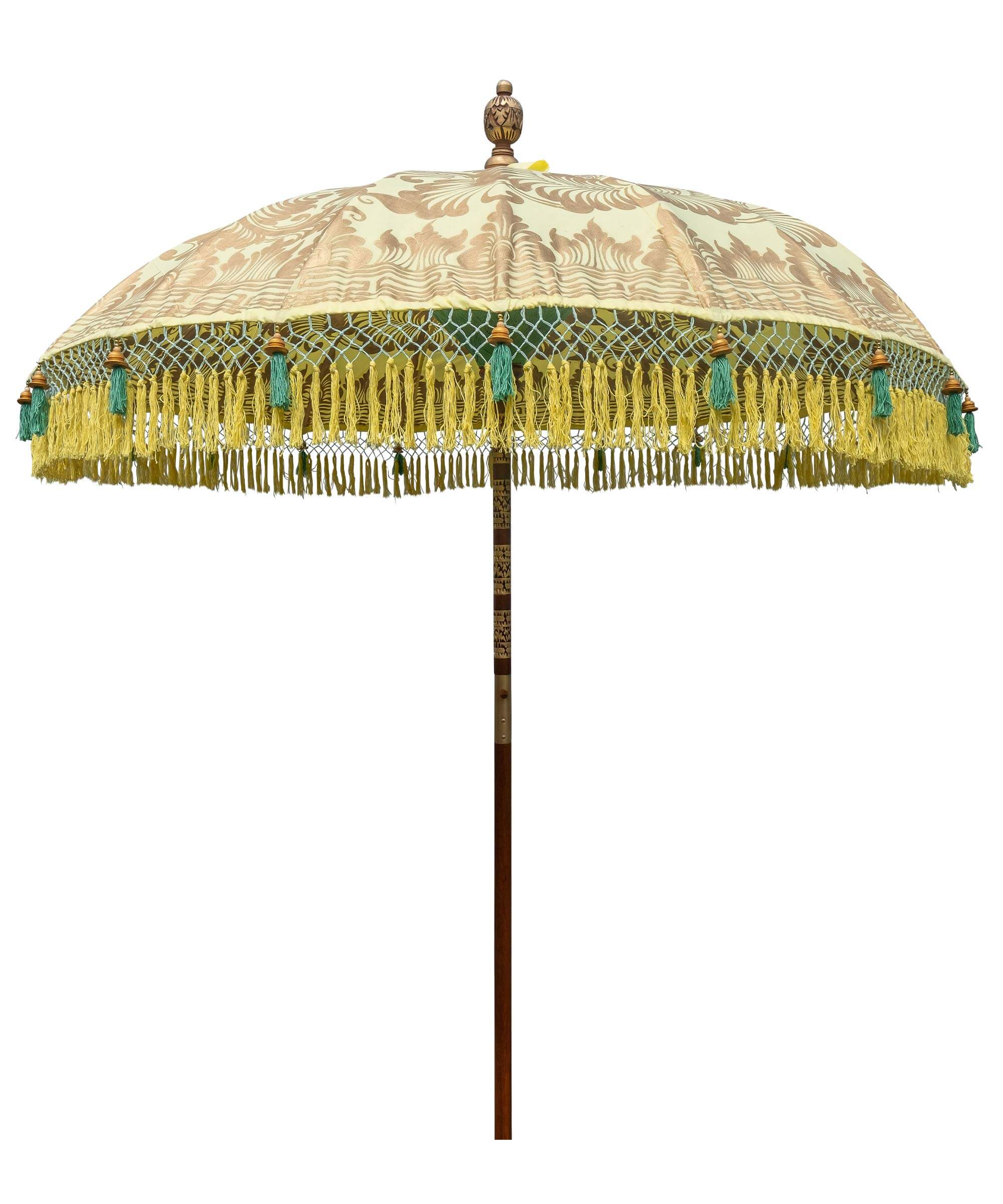 Goldie Round Bamboo Parasol