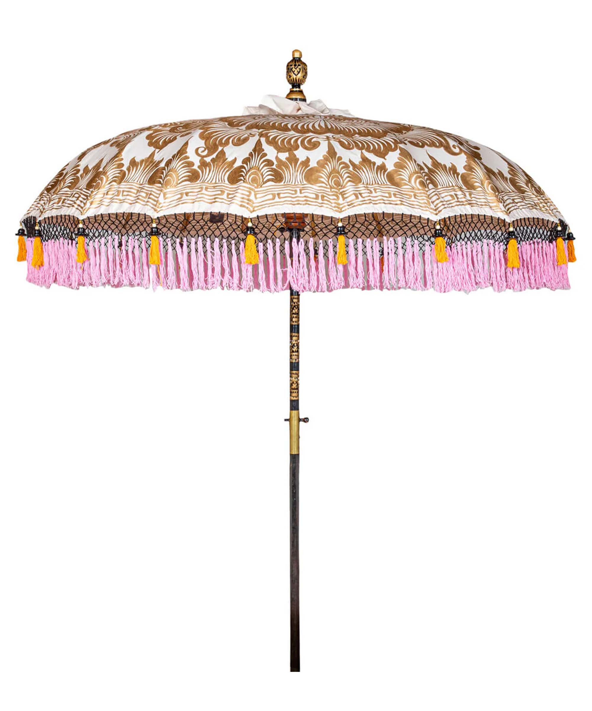 Helena Round Bamboo Parasol