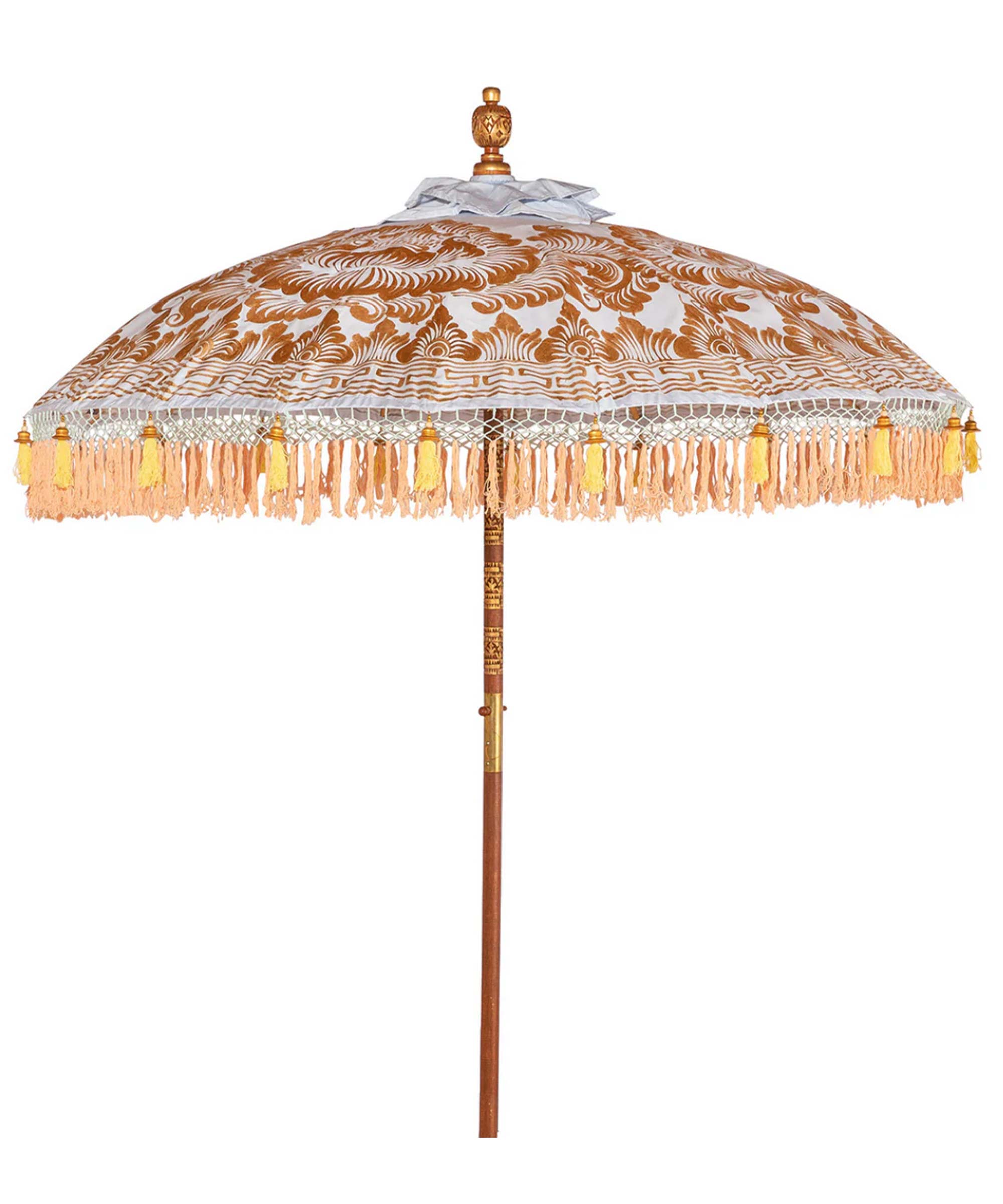 Hugo Round Bamboo Parasol