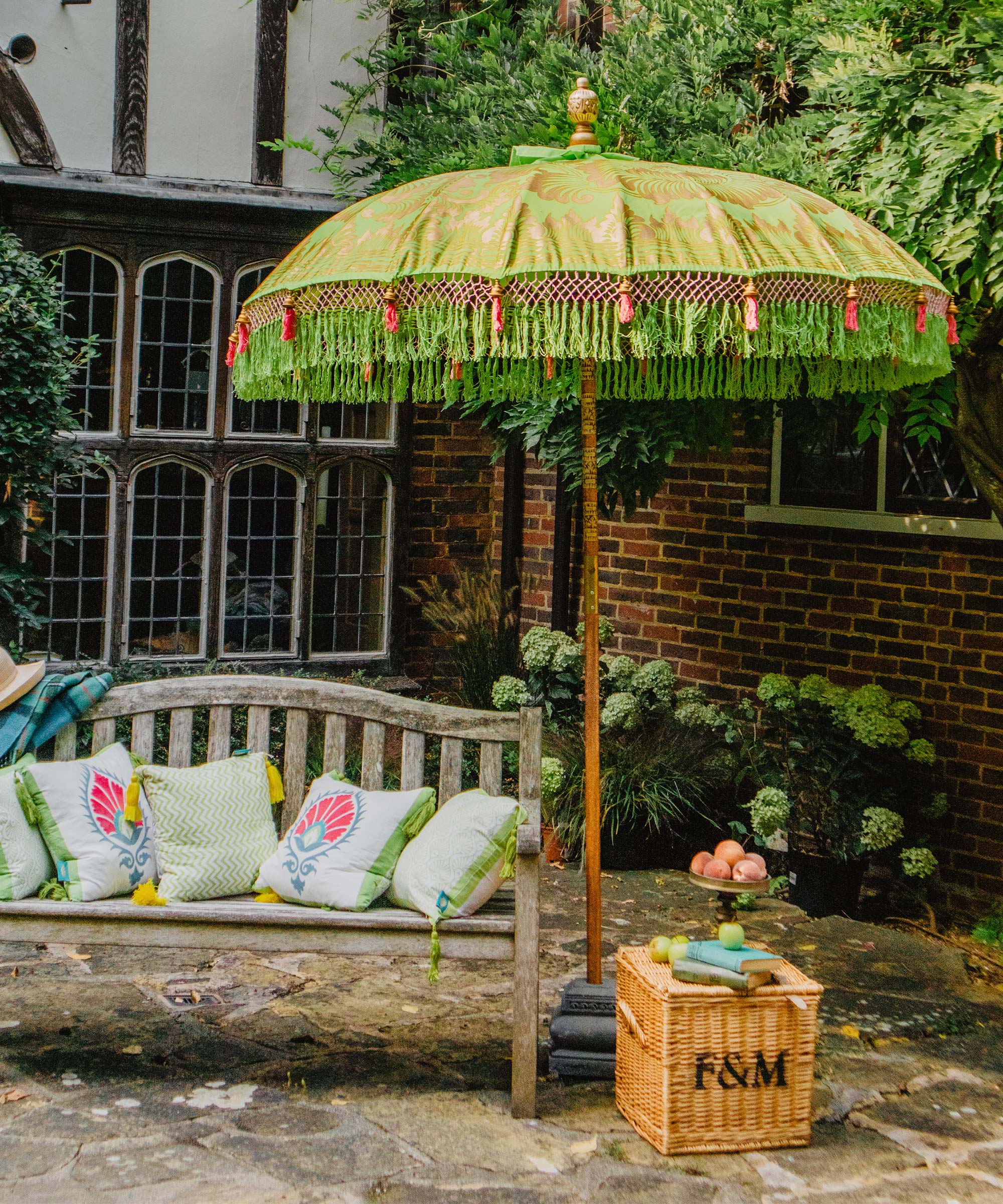 Jane Round Bamboo Parasol