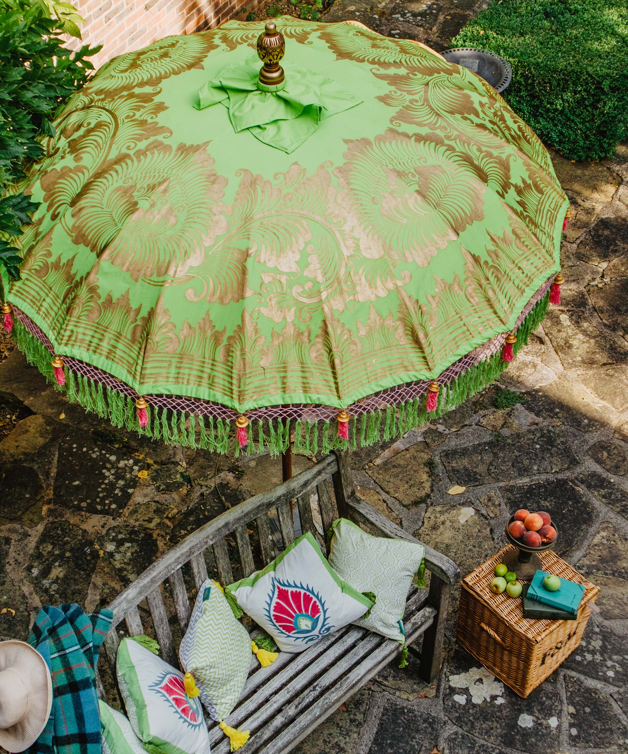 Jane Round Bamboo Parasol