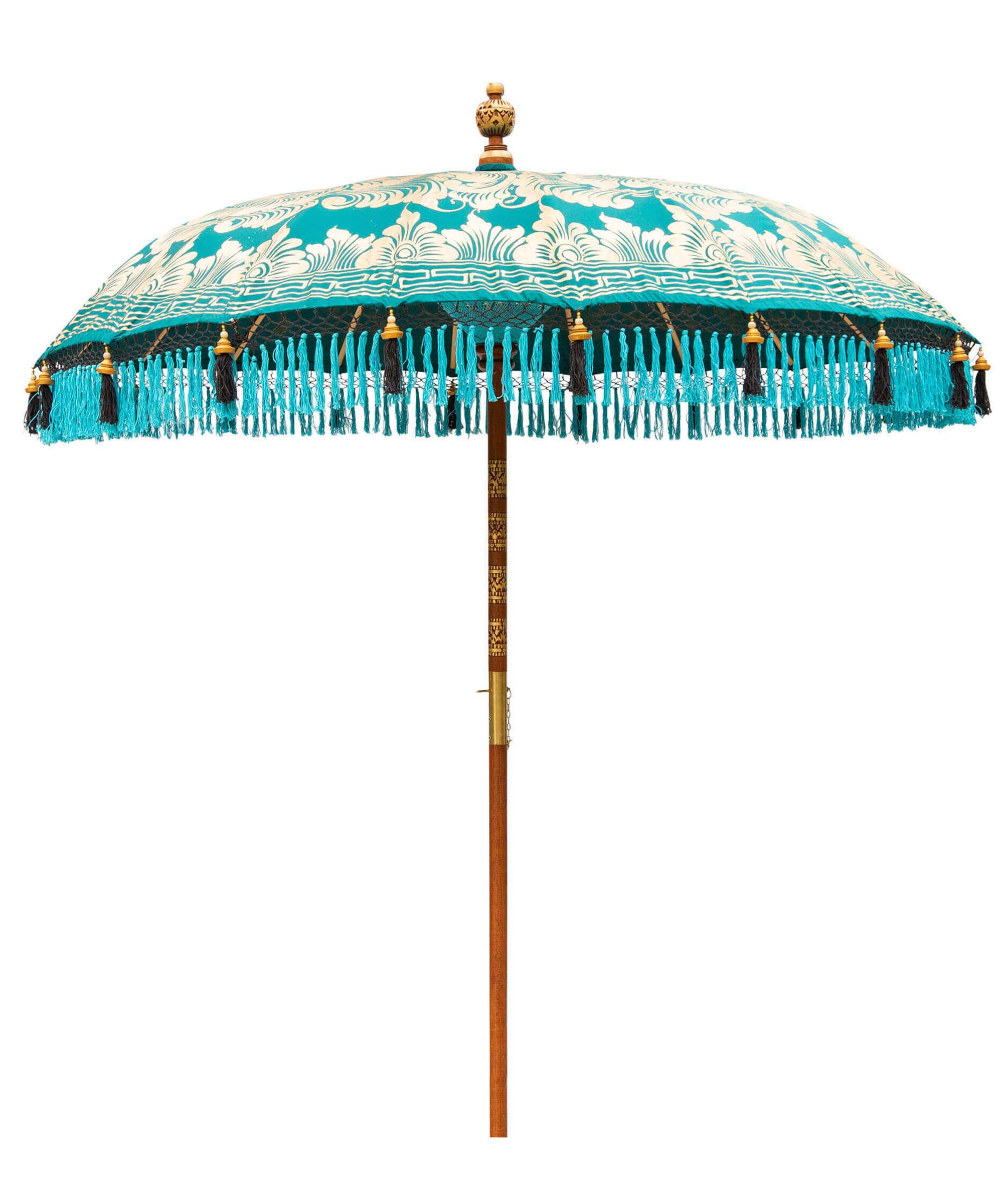 Laurie Round Bamboo Parasol- In stock